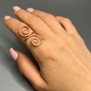 Bague en cuivre Harmony Twist (#4) 4