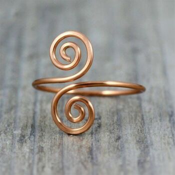 Bague en cuivre Harmony Twist (#4) 5