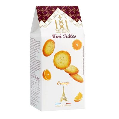 Caja de Mini Tejas Naranja de 100 g