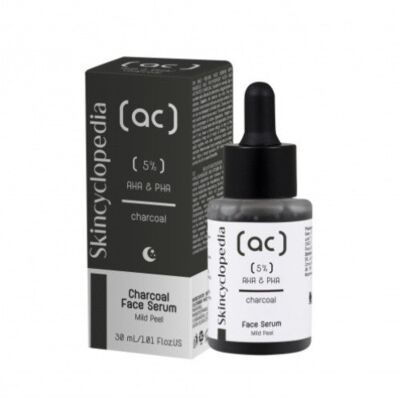 SKINCYCLOPEDIA (3770009) MILD PEELING FACE SERUM WITH  MANDELIC AND POLYHYDROXY ACIDS AND ACTIVATED  CHARCOAL