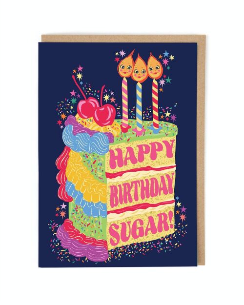 Happy Birthday Sugar Card