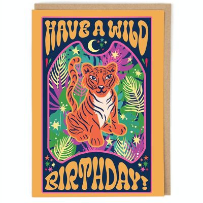 Wilde Geburtstagskarte