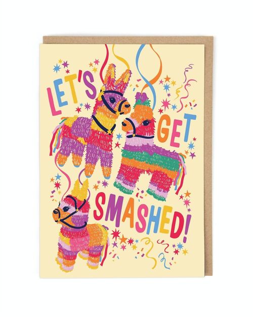 Let's Get Smashed Birthday Card
