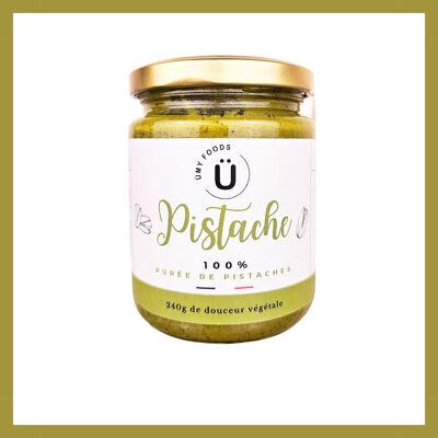 100% pistachio puree, silky texture - 1kg in recyclable PET