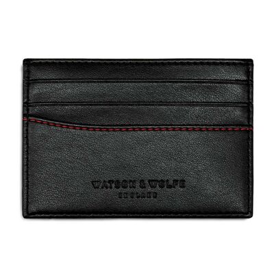 Estuche delgado para tarjetas en negro