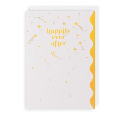 Felices para siempre tarjeta de boda