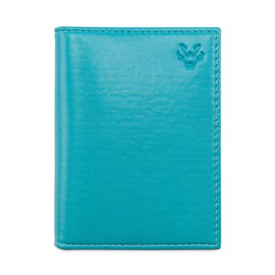 Portacarte Bifold 6 in turchese