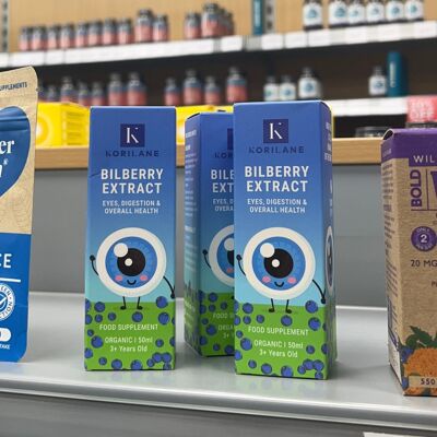 Bilberry extract for kids: eyes, digestion & overall health