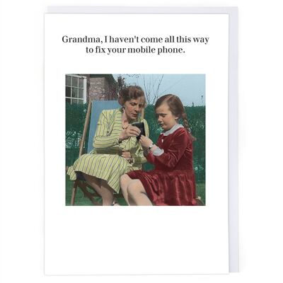 Fix Your Phone Greeting Card