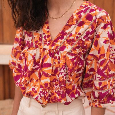 Blusa stampata LEELOO