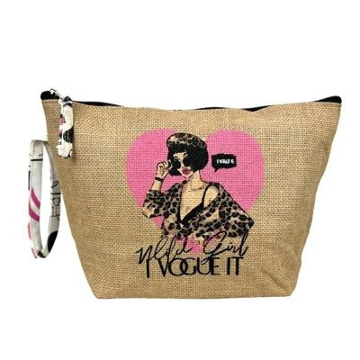 Trousse de Toilette Femme Synthétique "I Vogue It" - Promo Pronto Moda