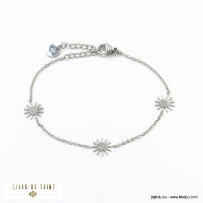 Pulsera sol radiante mujer acero inoxidable 0222071