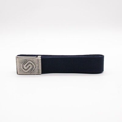 Ceinture Skulk Marine Brossé