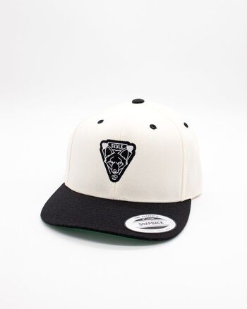 Casquette Emblem SKULK Blanc Cassé 1