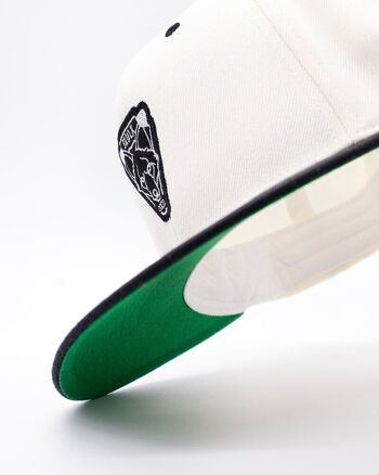 Casquette Emblem SKULK Blanc Cassé 2