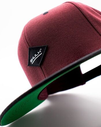 Casquette Since SKULK Bordeaux 3