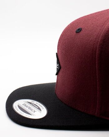 Casquette Since SKULK Bordeaux 4