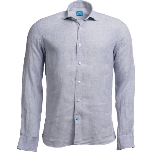 Linen Vichy Shirt KRABI grey