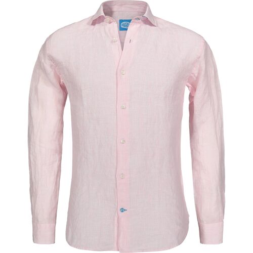 Linen Striped Shirt PHUKET pink