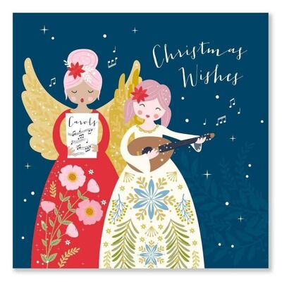 Cartolina di Natale con angoli musicali