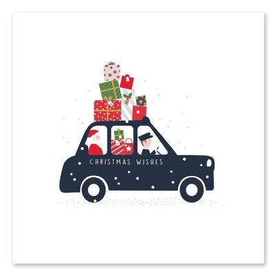 London Black Cab Christmas Card