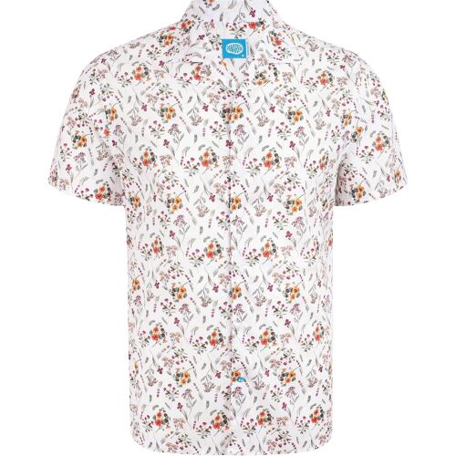 Aloha Hawaiian Floral Shirt CEFALU white