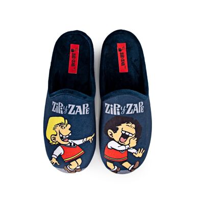 Navy Zipi And Zape Slippers