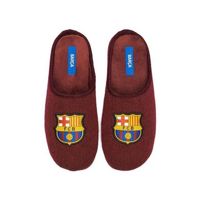 Rote Fischgräten-Schuhe des FC Barcelona