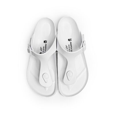 Sandalen Sklavin Eva White