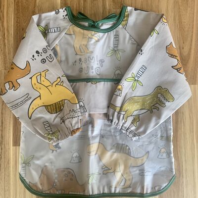 Children's integral bib dinosaurs