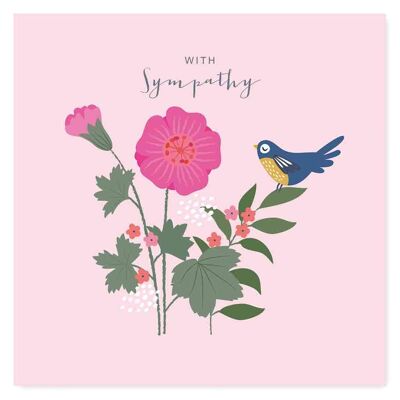 Sympathy Card / Pretty Blue bird