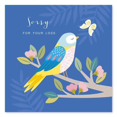 Sympathy Card / Sorry for your Loss Bird