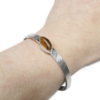 Bracelet avec 14 x 7mm Ambre 2