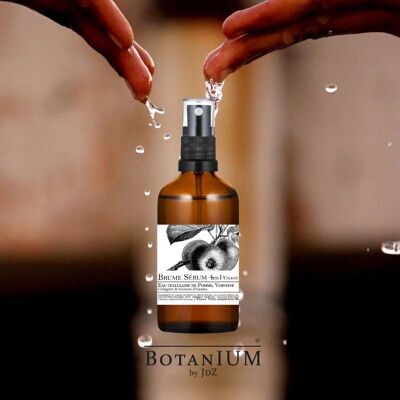 Botanical Mist = lotion + aqueous serum - Apple, Verbena & Linden + Collagen - Vegan - French plants