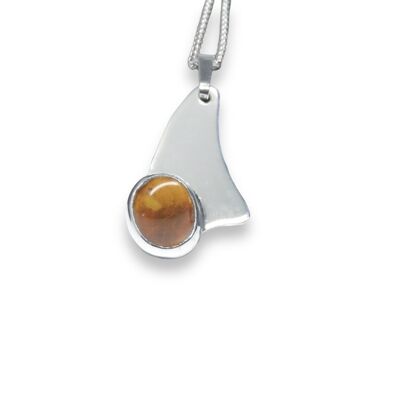 10 x 8mm Amber Pendant