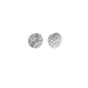 Boucles d'oreilles florales 8 mm 2