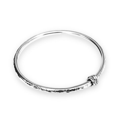 Dimple Bangle with Celtic knot