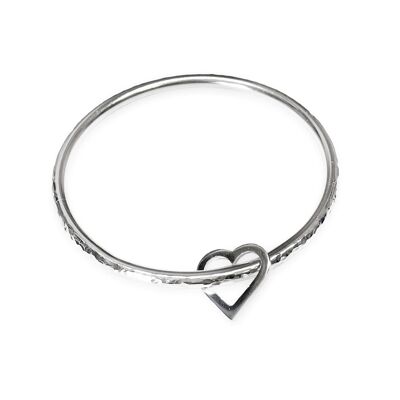 Dimple Bangle con cuore