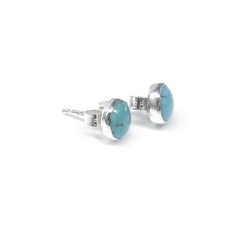 Boucles d'oreilles turquoise 3