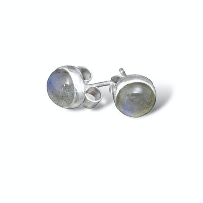 Boucles d'oreilles en labradorite