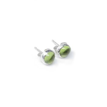 Boucles d'oreilles péridot 4