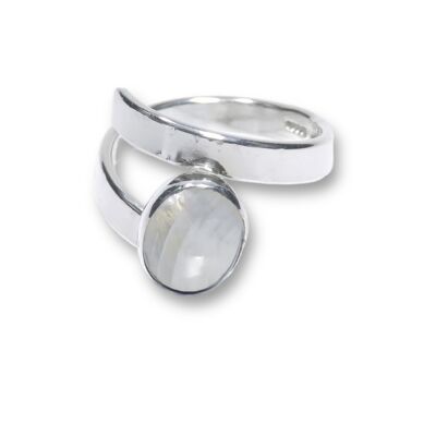 10 x 8mm Moonstone Ring