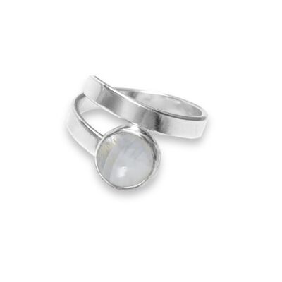 8mm Moonstone Ring