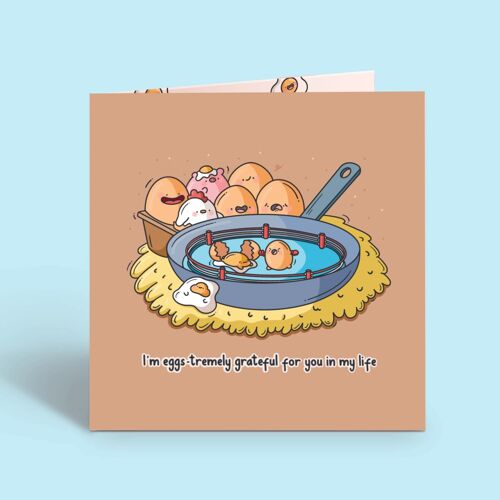 Eggs Card | Love Friendship Card | Greeting Card