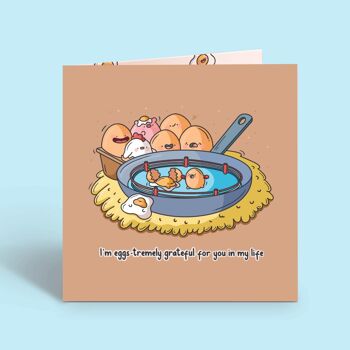 Eggs Card | Love Friendship Card | Greeting Card 1