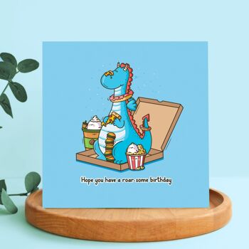 Carte Dragon | Carte d'anniversaire | Carte de voeux 5