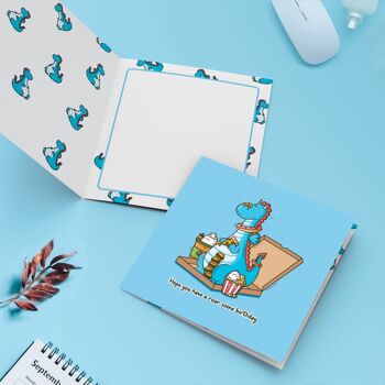 Carte Dragon | Carte d'anniversaire | Carte de voeux 6