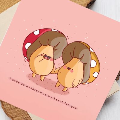 Cute Mushroom card