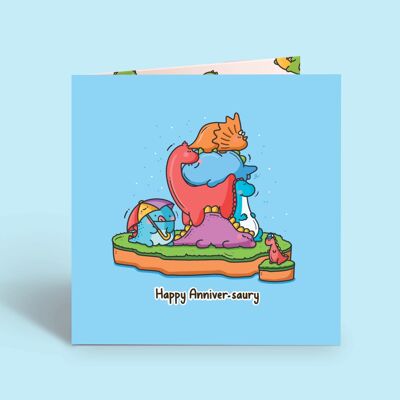 Dinosaur Anniversary Card | Greeting Card