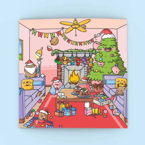 Cute Christmas Greetings Card